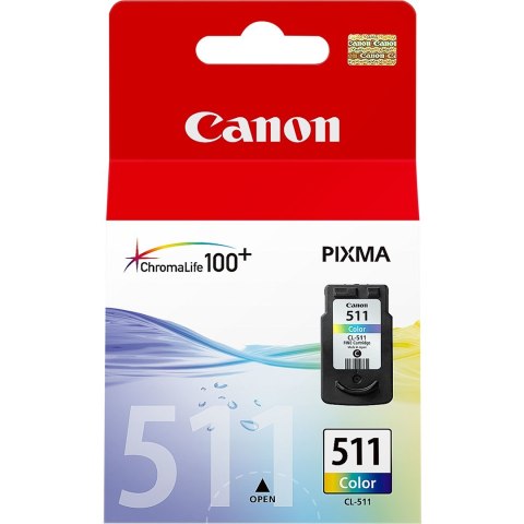 Tusz Canon kolor CL-511=CL511=2972B001, 244 str.,9 ml Tusz Canon kolor CL-511=CL511=2972B001, 244 str.,9 ml