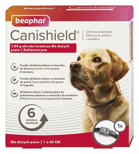 BEAPHAR Canishield L - obroża lecznicza z deltametryną dla psów - 65cm BEAPHAR Canishield L - obroża lecznicza z deltametryną dla psów - 65cm