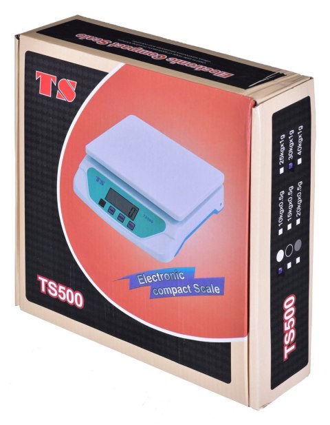 Waga elektroniczna WAGI TARCZYN TS-500 30kg Waga elektroniczna WAGI TARCZYN TS-500 30kg