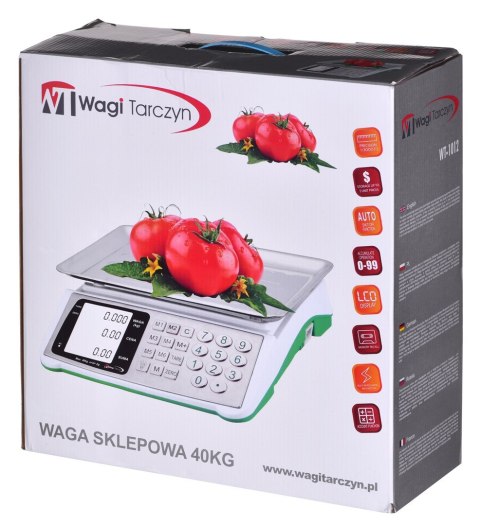 Waga elektroniczna WAGI TARCZYN WT-1012 40kg Waga elektroniczna WAGI TARCZYN WT-1012 40kg