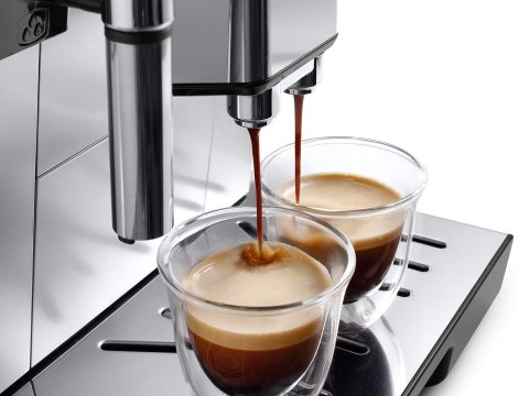 Ekspres ciśnieniowy automatyczny DeLonghi Dinamica ECAM 350.55.B (1450W; kolor czarny) Ekspres ciśnieniowy automatyczny DeLonghi Dinamica ECAM 350.55.B (1450W; kolor czarny)