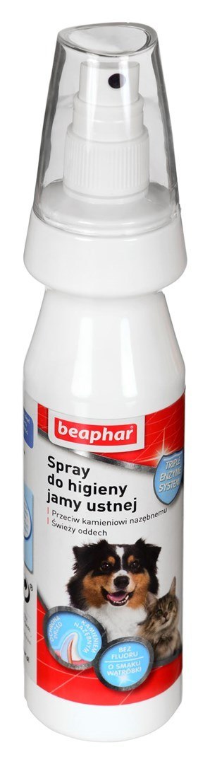 Beaphar spray do higieny jamy ustnej dla psa i kota 150ml Beaphar spray do higieny jamy ustnej dla psa i kota 150ml