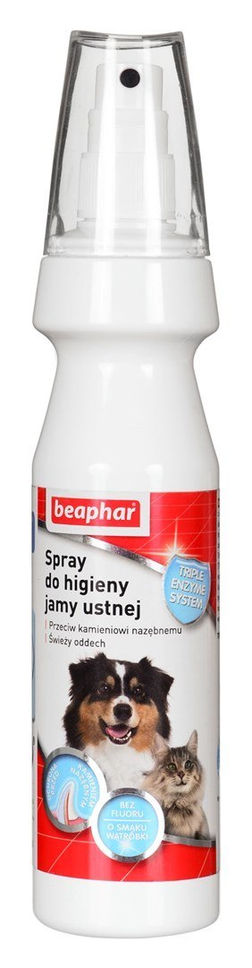 Beaphar spray do higieny jamy ustnej dla psa i kota 150ml Beaphar spray do higieny jamy ustnej dla psa i kota 150ml