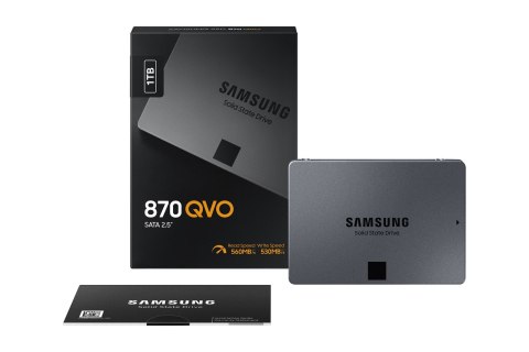 Dysk SSD Samsung 870 QVO 1TB (MZ-77Q1T0BW) Dysk SSD Samsung 870 QVO 1TB (MZ-77Q1T0BW)