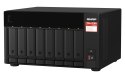 Qnap TS-873A-SW5T, Tower, 8 x 2.5"/3.5" SATA, AMD Ryzen V1500B 4C/8T, 8GB DDR4 (Max. 64GB), 2 x 2.5GbE, optional 10GbE, Single P