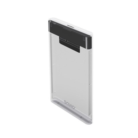SAVIO ZEWNĘTRZNA OBUDOWA NA DYSK HDD/SDD 2,5", USB 3.0, TRANSPARENTNA, AK-66 SAVIO ZEWNĘTRZNA OBUDOWA NA DYSK HDD/SDD 2,5", USB 3.0, TRANSPARENTNA, AK-66