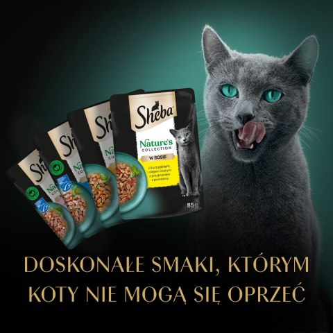 SHEBA Nature's Collection Mix - mokra karma dla kota - 40x85 g SHEBA Nature's Collection Mix - mokra karma dla kota - 40x85 g