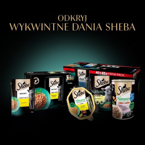 SHEBA Nature's Collection Mix - mokra karma dla kota - 40x85 g SHEBA Nature's Collection Mix - mokra karma dla kota - 40x85 g