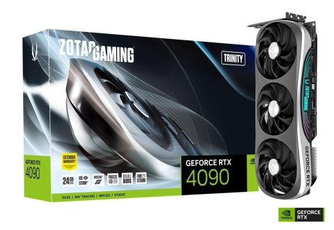 Karta graficzna ZOTAC GAMING GeForce RTX 4090 Trinity 24GB GDDR6X DLSS 3 (WYPRZEDAŻ) Karta graficzna ZOTAC GAMING GeForce RTX 4090 Trinity 24GB GDDR6X DLSS 3 (WYPRZEDAŻ)