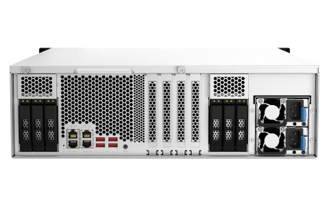 Qnap TS-h2287XU-RP-E2336-32G, 3U, 22 x 2.5"/3.5" SATA + 6 x 2.5" SATA, Intel Xeon E-2378 8C/16T, 32GB UDIMM DDR4 ECC (Max. 128GB Qnap TS-h2287XU-RP-E2336-32G, 3U, 22 x 2.5"/3.5" SATA + 6 x 2.5" SATA, Intel Xeon E-2378 8C/16T, 32GB UDIMM DDR4 ECC (Max. 128GB