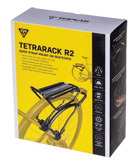Bagażnik rowerowy TOPEAK TetraRack R2 dla szosa/grawel Rear Bagażnik rowerowy TOPEAK TetraRack R2 dla szosa/grawel Rear