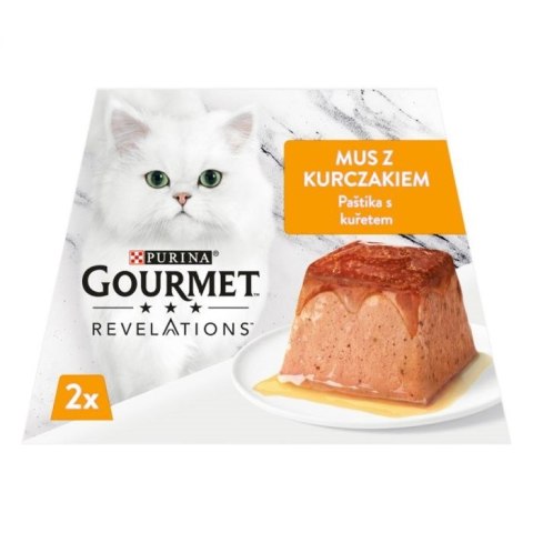 PURINA Gourmet Revelations Kurczak - mokra karma dla kota - 2x57 g PURINA Gourmet Revelations Kurczak - mokra karma dla kota - 2x57 g