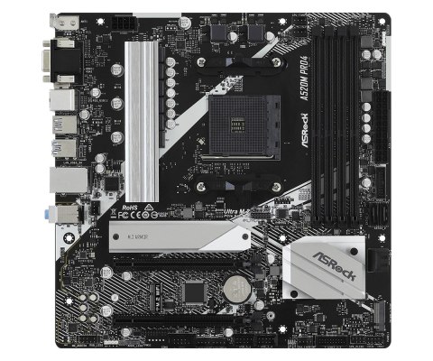 Płyta główna Asrock A520M PRO4 (WYPRZEDAŻ) Płyta główna Asrock A520M PRO4 (WYPRZEDAŻ)