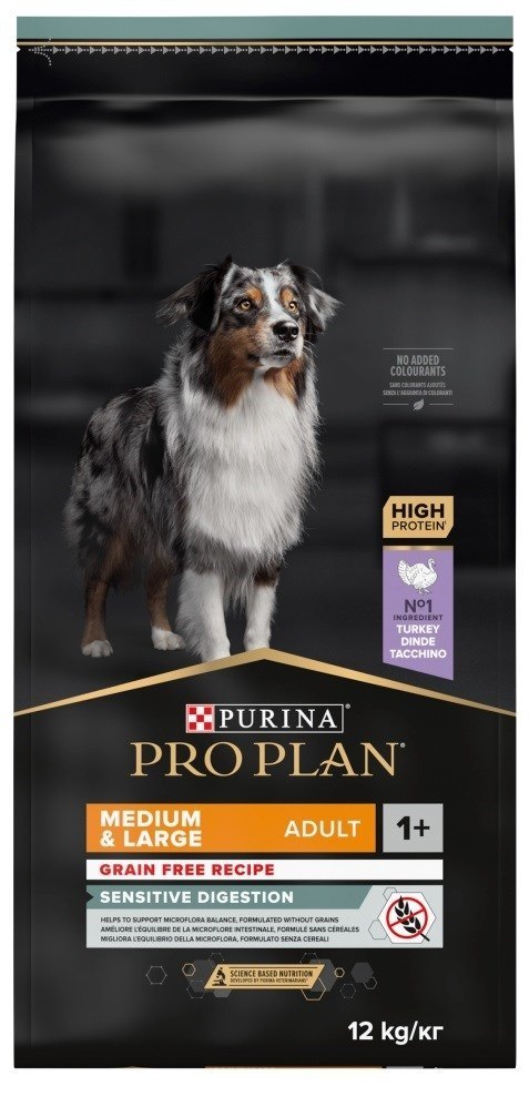 Purina Pro Plan Medium&Large Adult Optidigest z Indykiem - sucha karma dla psa - 12 kg Purina Pro Plan Medium&Large Adult Optidigest z Indykiem - sucha karma dla psa - 12 kg