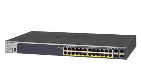 Switch Netgear GS728TPP-200EUS 28p PoE 380W (PoE+: 24p) Managed Gigabit Switch Netgear GS728TPP-200EUS 28p PoE 380W (PoE+: 24p) Managed Gigabit