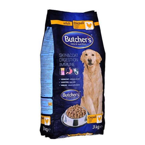 BUTCHER'S z kurczakiem 3kg - sucha karma dla psa BUTCHER'S z kurczakiem 3kg - sucha karma dla psa