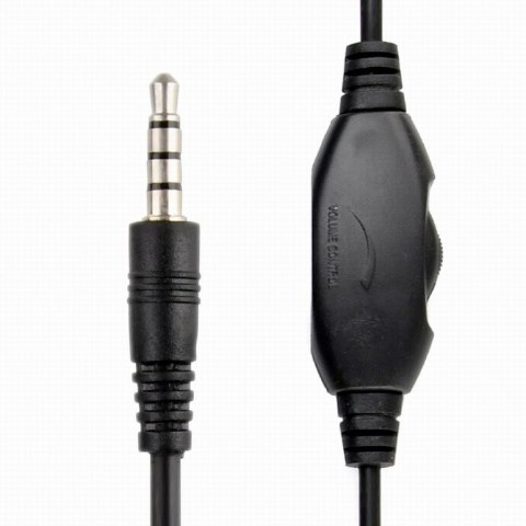 GEMBIRD SŁUCHAWKI MHS-03-BKRD MINI JACK 4-PIN, 1.8M, CZARNO-CZERWONE GEMBIRD SŁUCHAWKI MHS-03-BKRD MINI JACK 4-PIN, 1.8M, CZARNO-CZERWONE