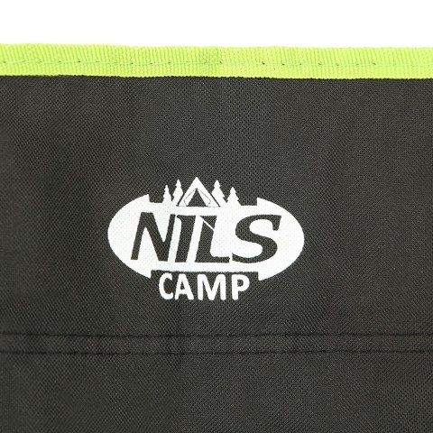 Krzesło turystyczne NILS CAMP NC3044 czarno-limonkowe Krzesło turystyczne NILS CAMP NC3044 czarno-limonkowe