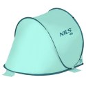 Namiot plażowy NILS CAMP NC3173 samorozkładający miętowy