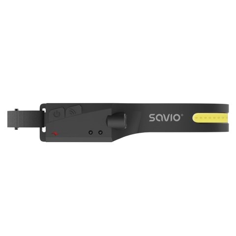 SAVIO LATARKA CZOŁOWA LED Z CZUJNIKIEM RUCHU, USB, 350 LM, ZASIĘG 80M, FL-02 SAVIO LATARKA CZOŁOWA LED Z CZUJNIKIEM RUCHU, USB, 350 LM, ZASIĘG 80M, FL-02