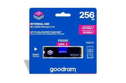 SSD GOODRAM PX500 G.2 512GB (WYPRZEDAŻ) SSD GOODRAM PX500 G.2 512GB (WYPRZEDAŻ)