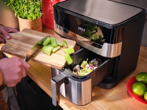 Frytkownica beztłuszczowa TEFAL DualEasy EY905D10 Frytkownica beztłuszczowa TEFAL DualEasy EY905D10