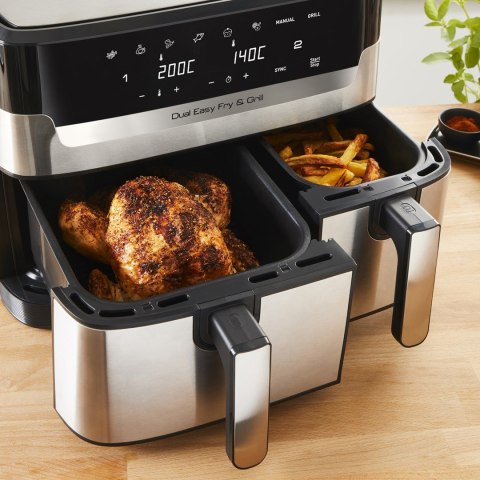 Frytkownica beztłuszczowa TEFAL DualEasy EY905D10 Frytkownica beztłuszczowa TEFAL DualEasy EY905D10