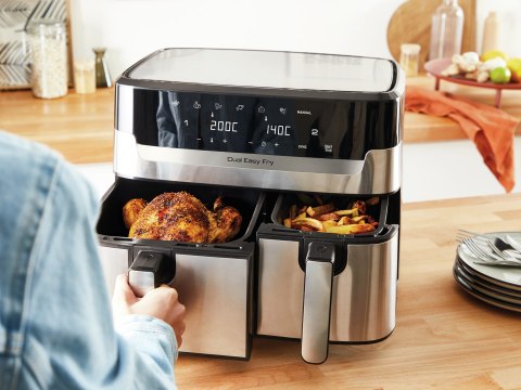Frytkownica beztłuszczowa TEFAL DualEasy EY905D10 Frytkownica beztłuszczowa TEFAL DualEasy EY905D10