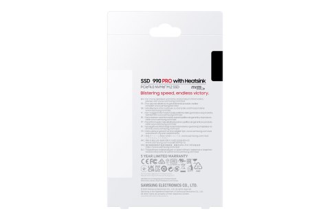 Dysk SSD Samsung 990 PRO Heatsink 4TB Dysk SSD Samsung 990 PRO Heatsink 4TB
