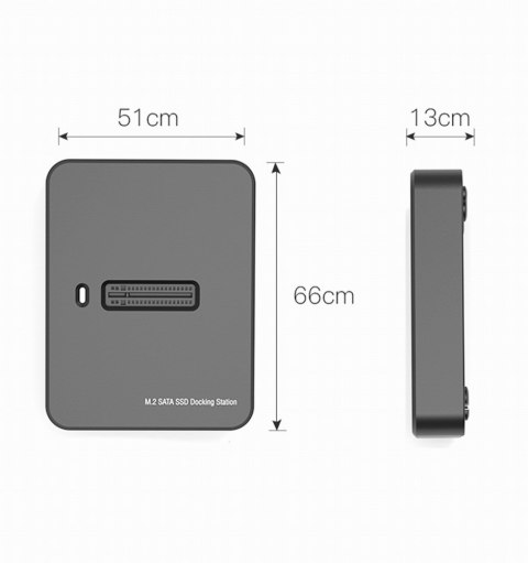 GEMBIRD STACJA DOKUJĄCA DO DYSKÓW M.2 SATA I NVME SSD CZARNA GEMBIRD STACJA DOKUJĄCA DO DYSKÓW M.2 SATA I NVME SSD CZARNA