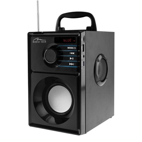 MEDIA-TECH GŁOŚNIK BEZPRZEWODOWY BOOMBOX SILVER 15W MRS MT3179 MEDIA-TECH GŁOŚNIK BEZPRZEWODOWY BOOMBOX SILVER 15W MRS MT3179