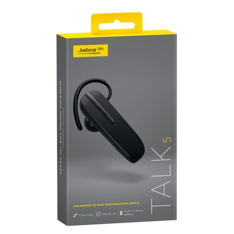 Słuchawka bluetooth Jabra Talk 5, Czarna Słuchawka bluetooth Jabra Talk 5, Czarna