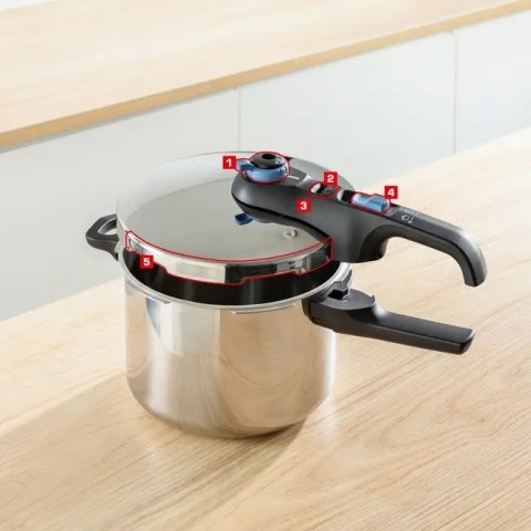 Szybkowar TEFAL Secure Trendy Pressure 4L P2580402 Szybkowar TEFAL Secure Trendy Pressure 4L P2580402