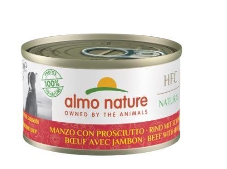ALMO NATURE HFC Natural wołowina i szynka - karma mokra dla dorosłych psów - 95 g ALMO NATURE HFC Natural wołowina i szynka - karma mokra dla dorosłych psów - 95 g