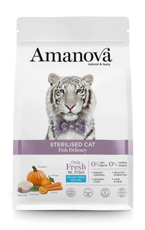 Amanova Sterilised Cat White Fish 1,5kg Amanova Sterilised Cat White Fish 1,5kg