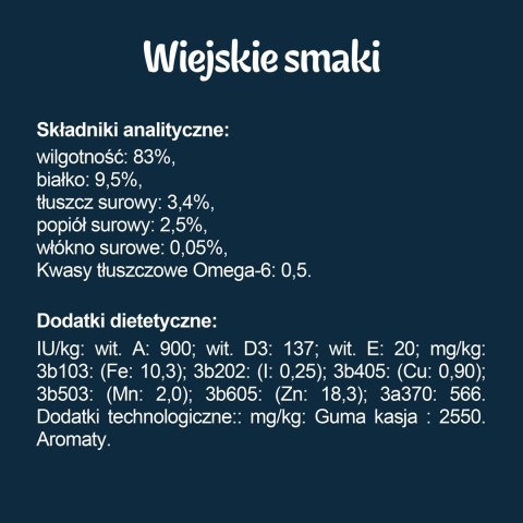 FELIX Deliciously Sliced Wiejskie Smaki - mokra karma dla kota - 4x 80 g FELIX Deliciously Sliced Wiejskie Smaki - mokra karma dla kota - 4x 80 g