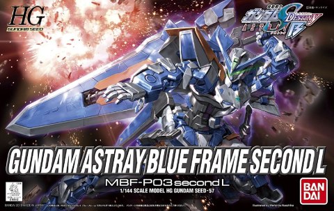 Figurka kolekcjonerska BANDAI HG 1/144 GUNDAM ASTRAY BLUE FRAME SECOND L Figurka kolekcjonerska BANDAI HG 1/144 GUNDAM ASTRAY BLUE FRAME SECOND L