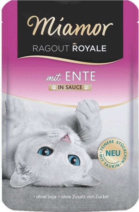 MIAMOR Ragout Royal Kaczka w sosie 100g dla kota MIAMOR Ragout Royal Kaczka w sosie 100g dla kota