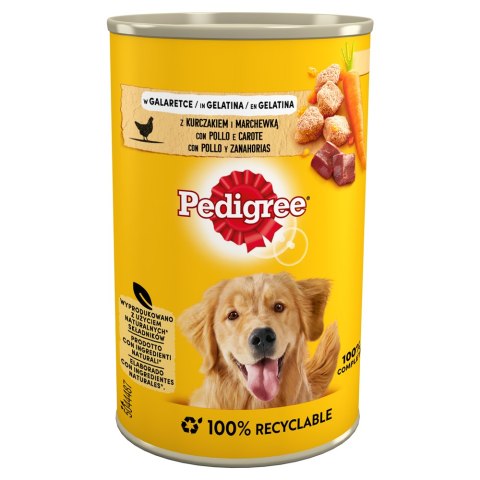 PEDIGREE Adult Kurczak z marchewką w galaretce - mokra karma dla psa - 400 g PEDIGREE Adult Kurczak z marchewką w galaretce - mokra karma dla psa - 400 g