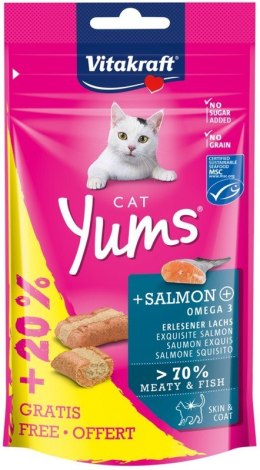 VITAKRAFT Yums łosoś - przysmak dla kota - 48g