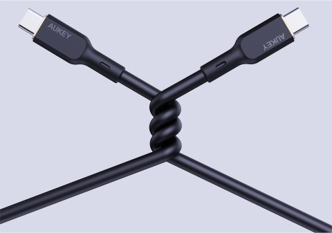 AUKEY CB-SCC241 KABEL USB-C 5A 240W 20V 1M SILICONE AUKEY CB-SCC241 KABEL USB-C 5A 240W 20V 1M SILICONE