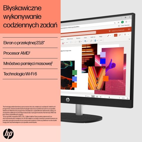 HP AIO 24-cr0005nw Ryzen 5 7520U 23.8"FHD AG IPS 8GB_DDR5 SSD512 Radeon 610M Win11 2Y Shell White HP AIO 24-cr0005nw Ryzen 5 7520U 23.8"FHD AG IPS 8GB_DDR5 SSD512 Radeon 610M Win11 2Y Shell White
