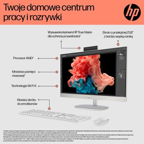 HP AIO 24-cr0008nw Athlon Silver 7120U 23.8"FHD AG IPS 8GB_DDR SSD5256 Radeon 610M Win11 2Y Shell White HP AIO 24-cr0008nw Athlon Silver 7120U 23.8"FHD AG IPS 8GB_DDR SSD5256 Radeon 610M Win11 2Y Shell White