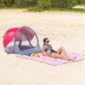 Namiot plażowy NILS CAMP NC3142 samorozkładający czerwono-szary