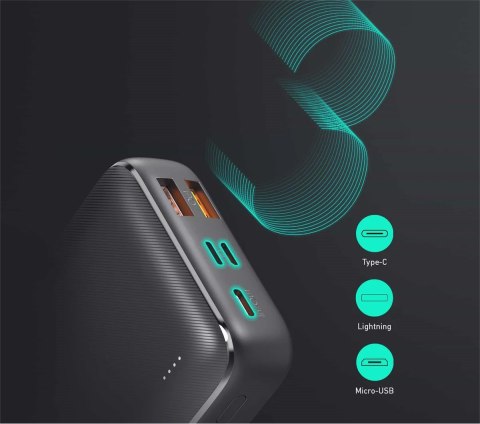 AUKEY POWER BANK PB-N74S 20000MAH 22.5W 5XUSB-C PD AUKEY POWER BANK PB-N74S 20000MAH 22.5W 5XUSB-C PD