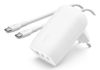 BELKIN ŁADOWARKA KĄTOWA 3X USB-C, PD PPS 67W BELKIN ŁADOWARKA KĄTOWA 3X USB-C, PD PPS 67W