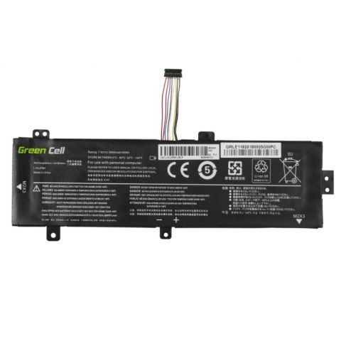 GREEN CELL BATERIA LE118 L15C2PB3 L15L2PB4 L15M2PB3 L15S2TB0 DO LENOVO IDEAPAD 310 310-15IKB 510 510-15ISK 3500MAH 7.6V GREEN CELL BATERIA LE118 L15C2PB3 L15L2PB4 L15M2PB3 L15S2TB0 DO LENOVO IDEAPAD 310 310-15IKB 510 510-15ISK 3500MAH 7.6V