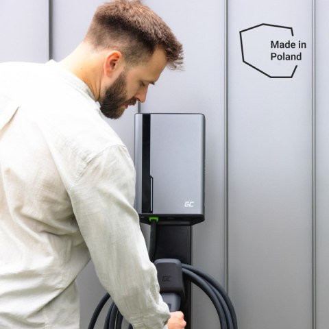 Green Cell GC HabuDen Wallbox 22 kW (5 m kabel): Green Cell GC HabuDen Wallbox 22 kW (5 m kabel):