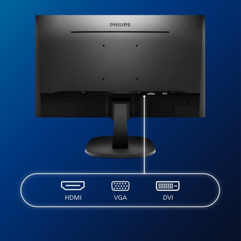 Monitor Philips 273V7QDAB/00 (27"; IPS/PLS; FullHD 1920x1080; HDMI, VGA; kolor czarny) (WYPRZEDAŻ) Monitor Philips 273V7QDAB/00 (27"; IPS/PLS; FullHD 1920x1080; HDMI, VGA; kolor czarny) (WYPRZEDAŻ)