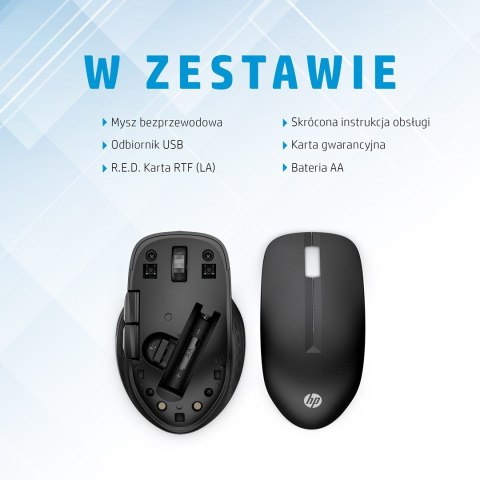 Mysz HP 430 Multi-Device Wireless Mouse Black bezprzewodowa czarna 3B4Q2AA Mysz HP 430 Multi-Device Wireless Mouse Black bezprzewodowa czarna 3B4Q2AA